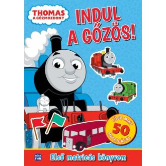 Thomas a gőzmozdony: Indul a gőzös - Matricás foglalkoztató (Matricás foglalkoztató)
