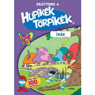 Segítenek a Hupikék Törpikék - Írás /Több mint 100 matrica (Foglalkoztató)