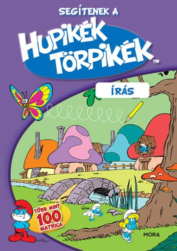 Segítenek a Hupikék Törpikék - Írás /Több mint 100 matrica (Foglalkoztató)