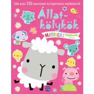 Állatkölykök - Matricás foglalkoztatókönyv (Foglalkoztató)
