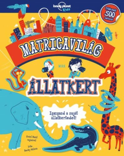 Matricavilág - Állatkert (Matricás foglalkoztató)