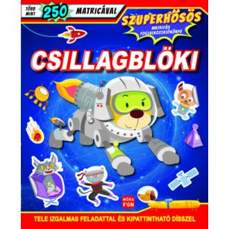 Csillagblöki - Szuperhősös matricás foglalkoztatókönyv (Foglalkoztató)