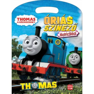 Thomas, a gőzmozdony - Óriás színező matricákkal (Foglalkoztató)