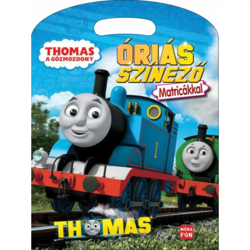 Thomas, a gőzmozdony - Óriás színező matricákkal (Foglalkoztató)