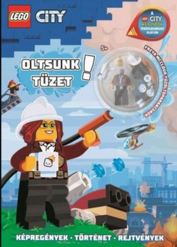Lego City - Oltsunk tüzet! minifigura: Freya with Roasitie
