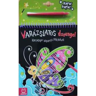   Karckönyv kaparós pálcikával - Varázslatos dzsungel - Anna Podgórska