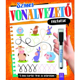 Színes vonalvezető filctollal - Agata Kaczynska