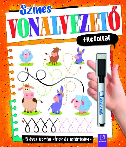 Színes vonalvezető filctollal - Agata Kaczynska