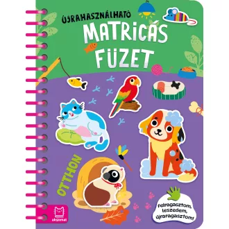   Könyv újrafelhasználható matricákkal: Otthon - Agnieszka Bator