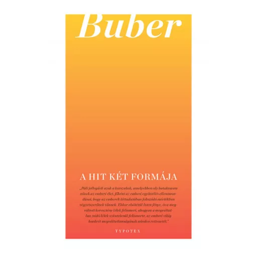 A hit két formája - Martin Buber