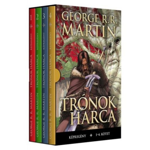 Trónok harca képregény 1-4. kötet díszdobozban (Daniel Abraham)