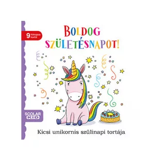  Boldog születésnapot! - Kicsi unikornis szülinapi tortája - Daniela Gamba