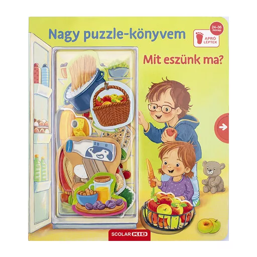 Nagy puzzle-könyvem - Mit eszünk ma? - Mila Rulff