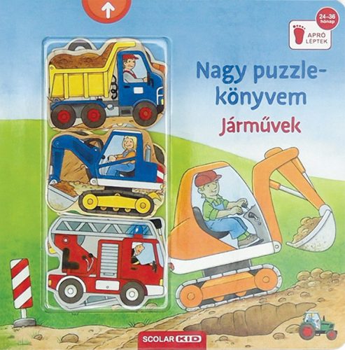 Nagy puzzle-könyvem - Járművek - Sabine Cuno