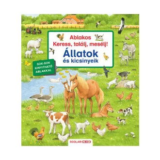   Ablakos Keress, találj, mesélj! - Állatok és kicsinyeik - Susanne Gernhauser