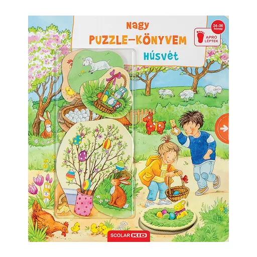 Nagy puzzle-könyvem - Húsvét - Mila Rulff