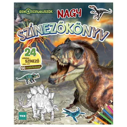 Nagy színezőkönyv - Dinoszauruszok