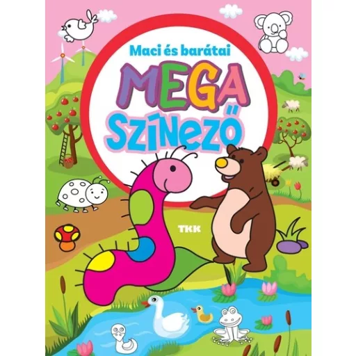 Maci és barátai - Mega színező