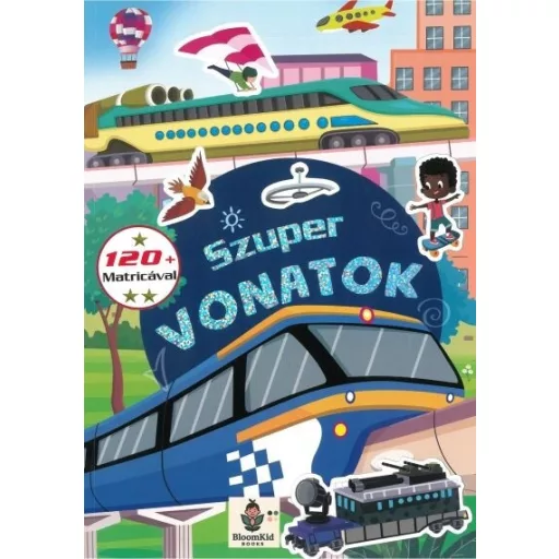Szuper vonatok 120 matricával