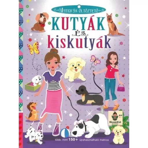 Kutyák és Kiskutyák - Matricás öltöztető