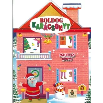 Boldog karácsonyt - Matricás könyv