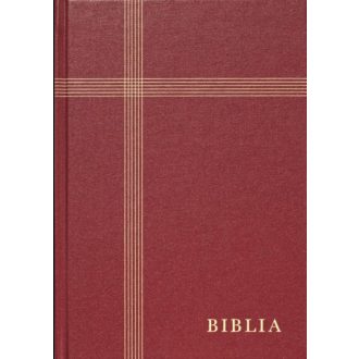   Biblia - Revideált új fordítás - Középméretű, vászon, bordó