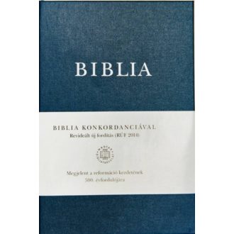  Biblia - Revideált új fordítású (RÚF 2014) konkordanciával, nagy méret, vászonkötés