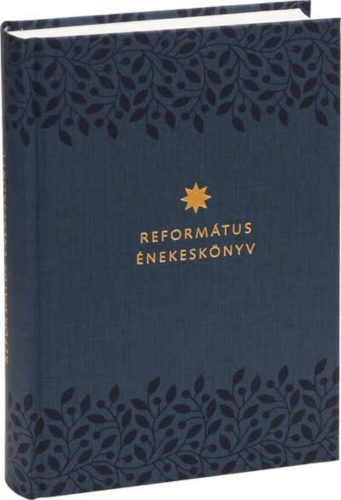 Református énekeskönyv, középméret (sötétkék, mintás)