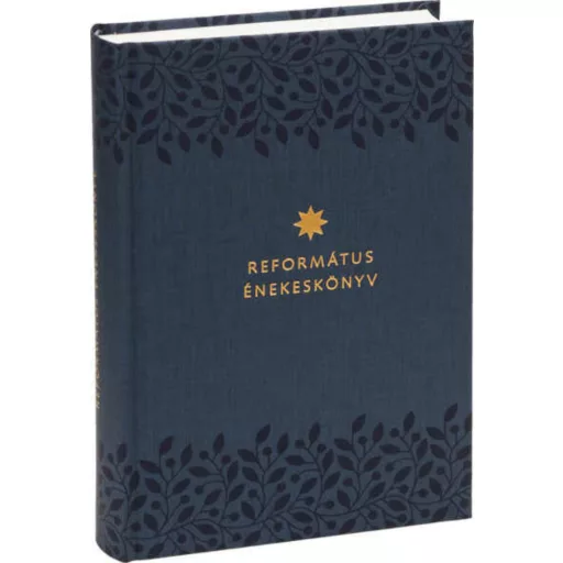 Református énekeskönyv, középméret (sötétkék, mintás)