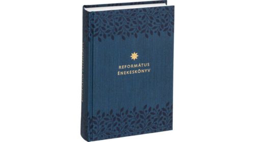 Református énekeskönyv, kis méretű (sötétkék, mintás)