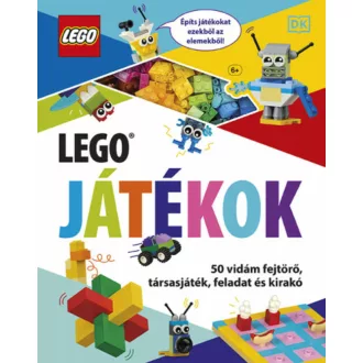   LEGO Játékok - 50 vidám fejtörő, társasjáték, feladat és kirakó