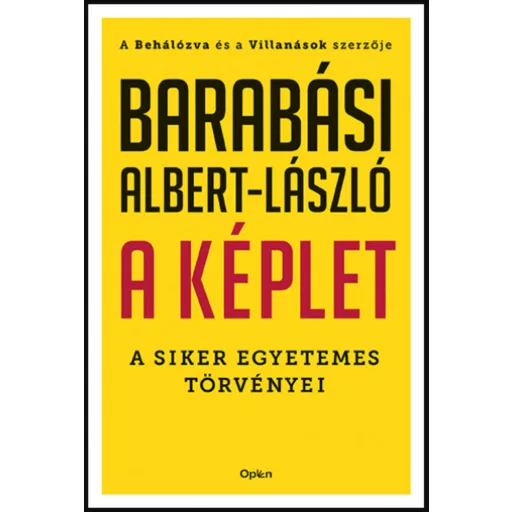 A képlet - A siker egyetemes törvényei - Barabási Albert-László (2022)