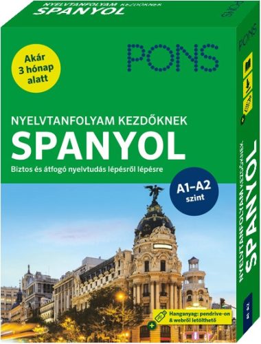 PONS Nyelvtanfolyam kezdőknek SPANYOL - Dr. Margarita Görrissen (új kiadás)