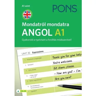   PONS Mondatról mondatra Angol A1 (Új kiadás) - Filip Radej, Magdalena Filak