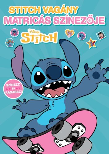 Stitch vagány matricás színezője - színező és foglalkoztató