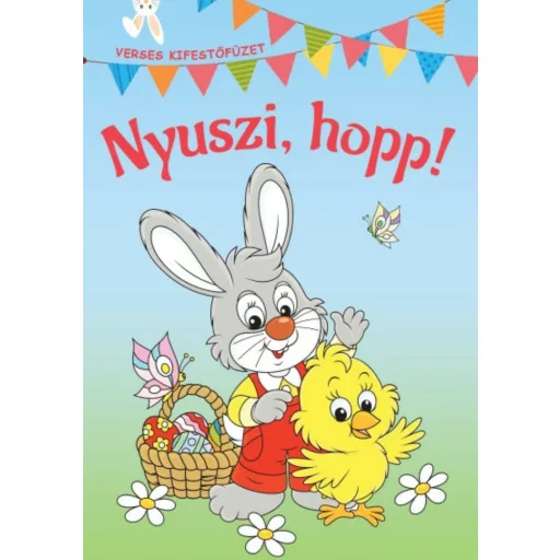 Nyuszi, hopp! - Verses kifestőfüzet §H (Kifestő)