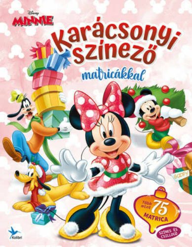 Karácsonyi színező matricákkal - Minnie - Disney