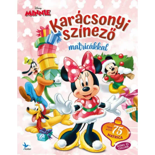 Karácsonyi színező matricákkal - Minnie - Disney