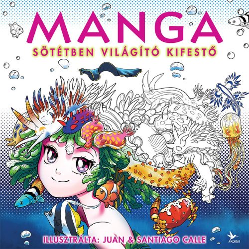 Manga - Sötétben világító kifestő