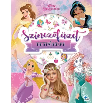 Színezőfüzet tetkókkal: Disney hercegnők
