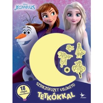   Színezőfüzet világító tetkókkal - Jégvarázs - Disney