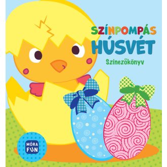 Színpompás húsvét színezőkönyv
