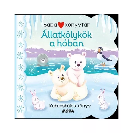 Babakönyvtár - Állatkölykök a hóban