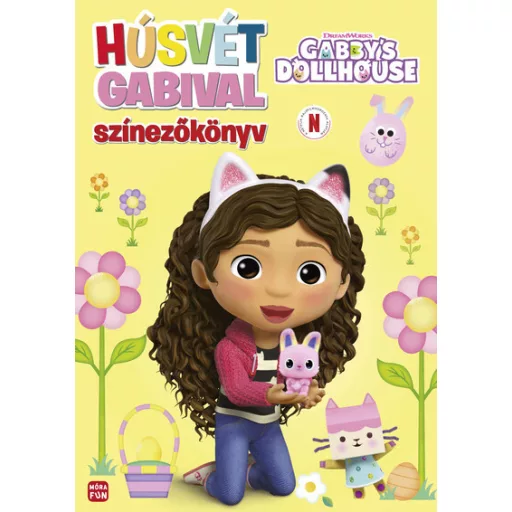 Gabi babaháza - Húsvét Gabival - Színezőkönyv