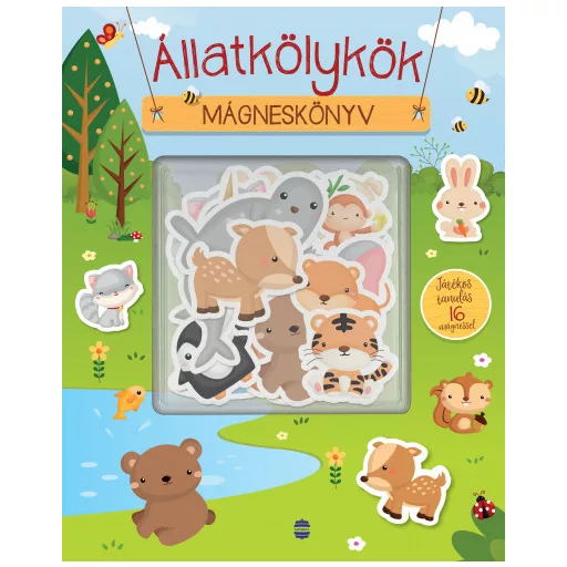 Állatkölykök - Mágneskönyv - Szépséghibás példány!