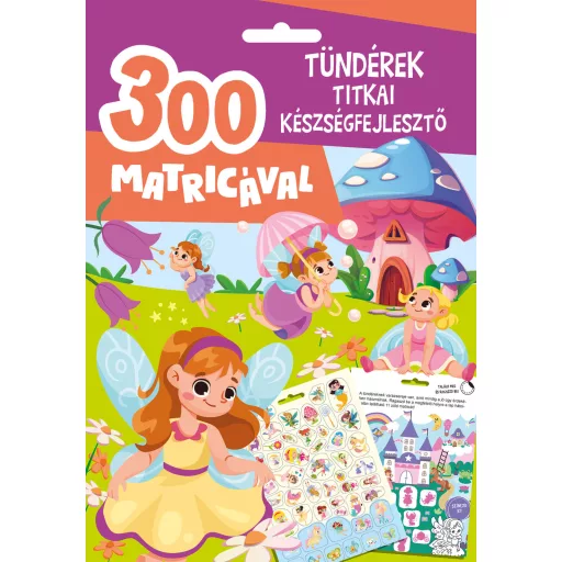 Tündérek titkai készségfejlesztő - 300 matricával