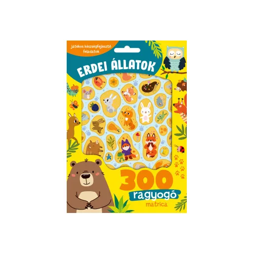 Erdei állatok - 300 ragyogó matricával