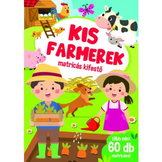 Kis farmerek - Matricás kifestő - több mint 60 db matrica