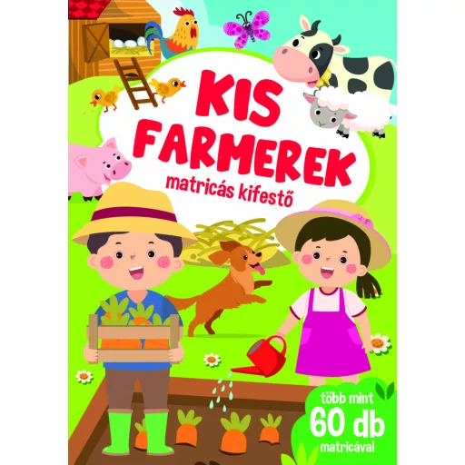 Kis farmerek - Matricás kifestő - több mint 60 db matrica