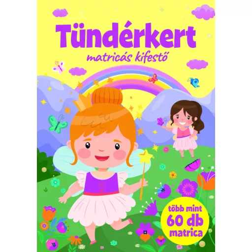 Tündérkert - Matricás kifestő - több mint 60 db matrica